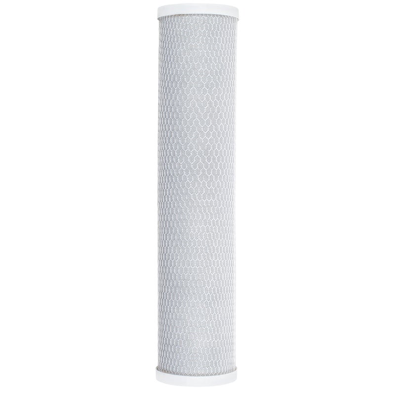 APPLIED MEMBRANES INC. 4.5" x 20" Carbon Water Filter | Whole House or Commercial Water Filtration System Replacement Filter | Chlorine Taste Odor Removal | Fits 20" Big Blue Housing | H-F4220AC - Image 1
